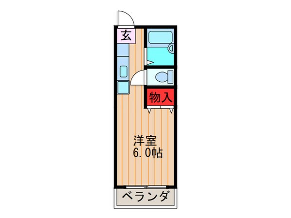 サンライフ朝日丘Ｂ棟の物件間取画像